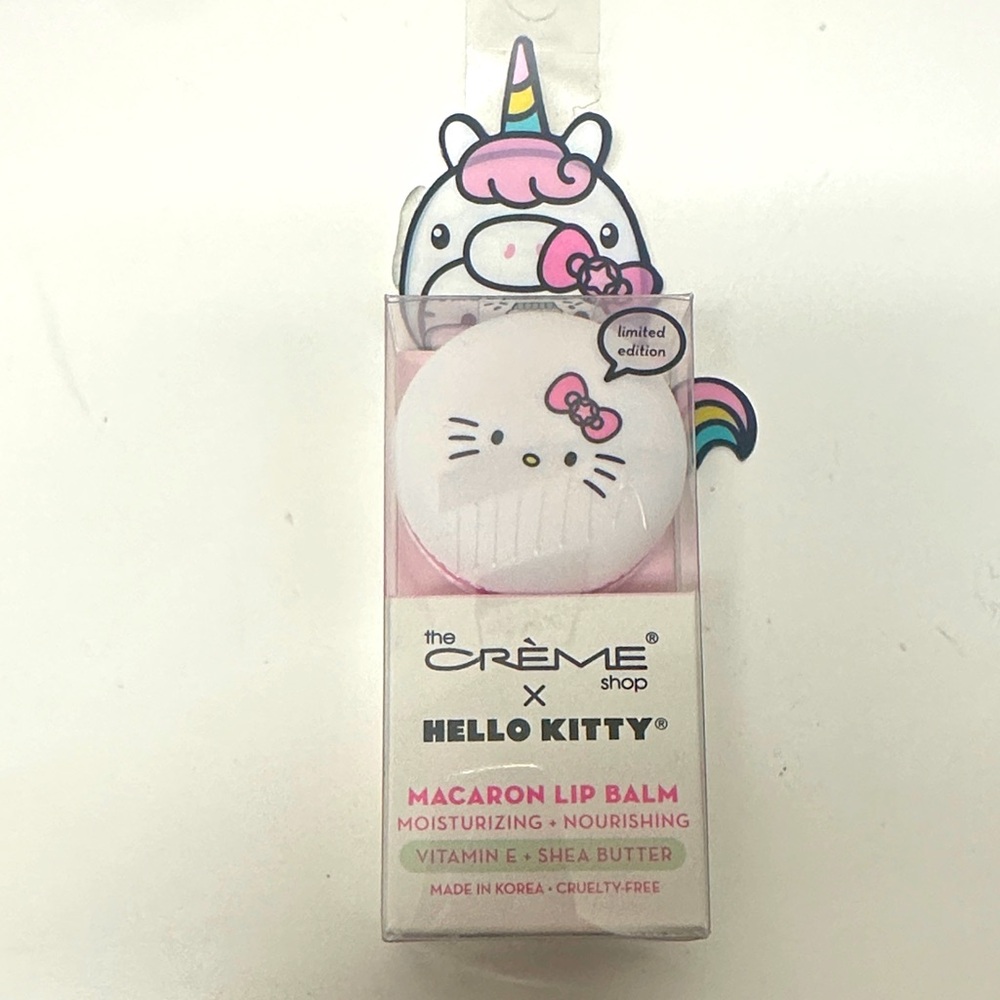 The Crème Shop x Hello Kitty Macaron Lip Balm NEW
